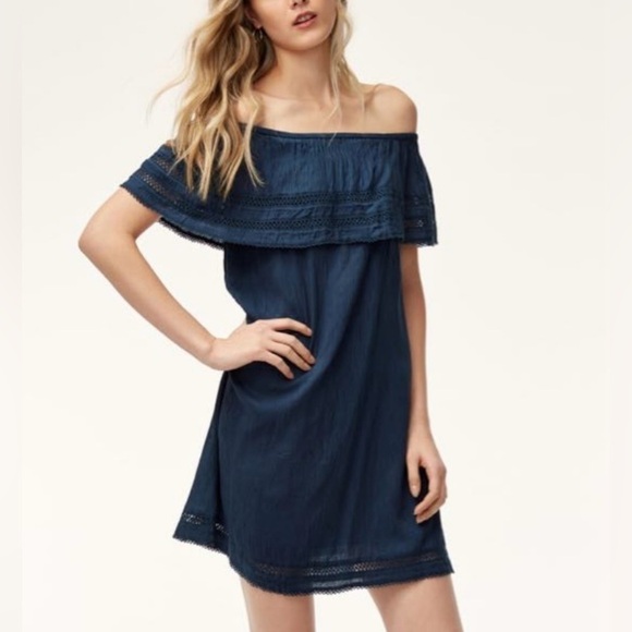 Aritzia Dresses & Skirts - Aritzia Wilfred Charcoal Emmie Dress Size XXS